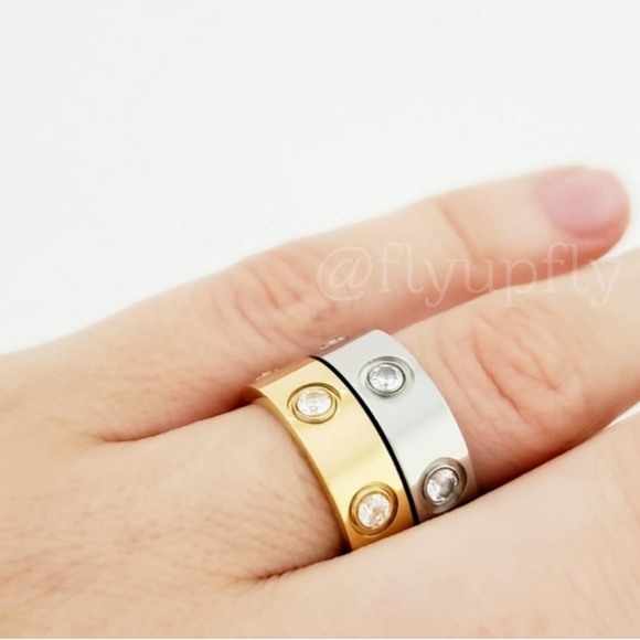 Ring 18k Gold Filled Stainless Steel Ring - Picture 2 of 11